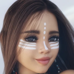 MMX Face Paint for Genesis 3, 8 and 8.1