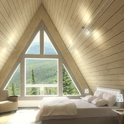 Modern Attic Bedroom