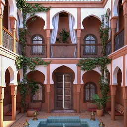 Moroccan Courtyard Place