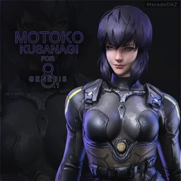 Motoko Kusanagi For Genesis 8 and 8.1 Female