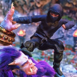 Ninja Kid Outfit for Genesis 8.1 Males