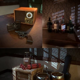 Noir Detective Props