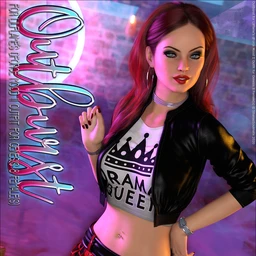 Outburst for dForce Mood II Outfit for Genesis 8 Female(s)