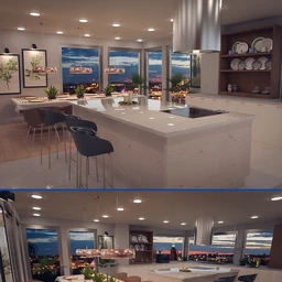 Polished Dining and Kitchen