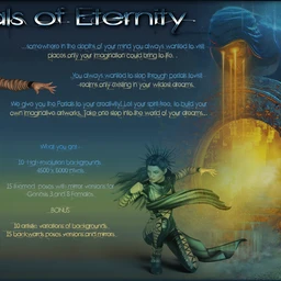 Portals of Eternity-Poses and Backgrounds for G3F and G8F