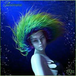 Prae-Anemone Hair For G8 Daz