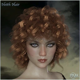 Prae-Neith Hair For G3 G8 Daz