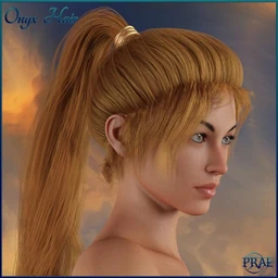 Prae-Onyx Hair G3 G8 Daz