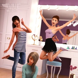 Precious Blossom Poses for Genesis 8 Female(s)