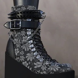 Punk Style Boots for Genesis 8 Females