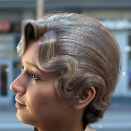 Qun Hair for Genesis 8.1 Females