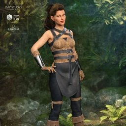 Rebel Rogue Outfit for Genesis 8 Female(s)
