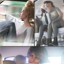 Road Trip Poses for Genesis 8 Female