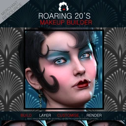Roaring Twenties Makeup Builder for Genesis 8 Females