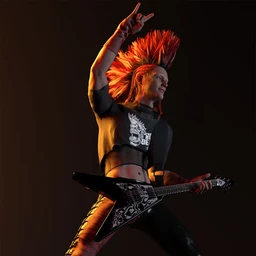 Rocker Dude for Genesis 8 Males