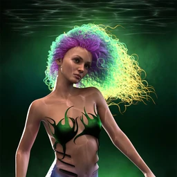 Selkie Hair for Genesis 8 with dForce