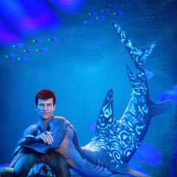 Shark Tail for Genesis 8 Males