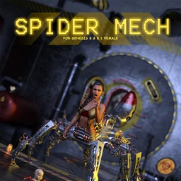 Spider Mech for Genesis 8 and 8.1 Female