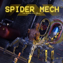 Spider Mech for Genesis 8 and 8.1 Male