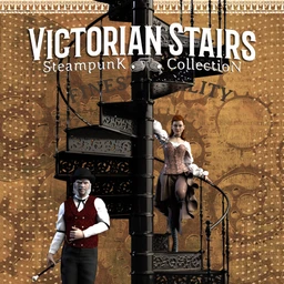 Steampunk Collection Victorian Spiral Staircase DS