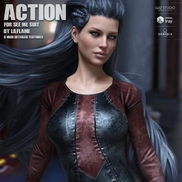 Store Showcase Bundles Extended License Action for See Me Suit for Genesis 8 Females