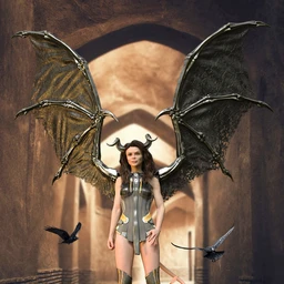 Succubus Wings for Genesis 8 Females