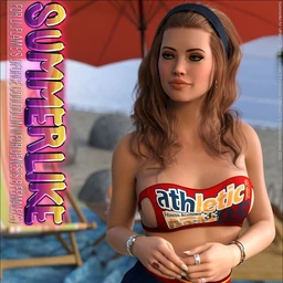 Summerlike for dForce Cooldown II for Genesis 8 Female(s)