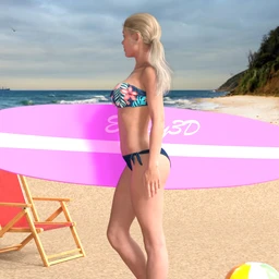 Surfer Poses for Genesis 8 Female