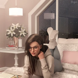 The Good Student Poses Sign Language and Expressions for Genesis 8 Female