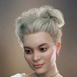 Truli Updo Hair for Genesis 8, 8.1, and Genesis 3 Female