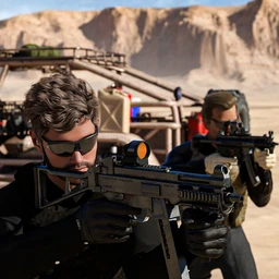 Urban Tactical SMG Poses for Genesis 3 and 8