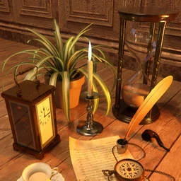 Victorian Study Clutter