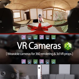 VR Cameras for Genesis 8 Male and Female