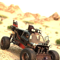 Wasteland Plane Car