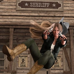 Western Poses for Genesis 8 Female