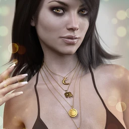 X-Fashion Boho Necklace for Genesis 3 Female(s)