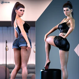 Z Glamorous Leg Shapes and Pose Mega Set