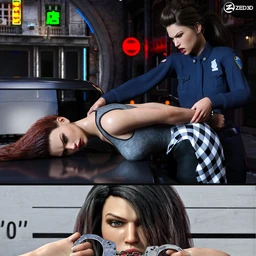 Z In Handcuffs – Prop and Poses for Genesis 8 and 8.1