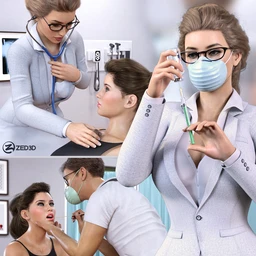 Z Medical Equipment and Poses for Genesis 8 and 8.1