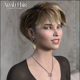 Ariah Hair for Genesis 8 Females