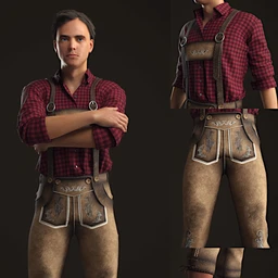 Bundhosen Outfit for Genesis 8 Male(s)