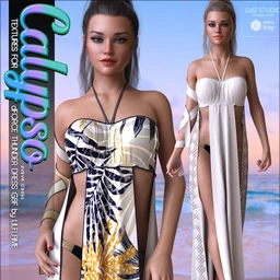 Calypso Textures for dForce Thunder Dress G8F