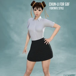 Chun-Li for G8F (Fortnite Style)