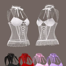 CNB Lace dForce Bustier for Genesis 8 and 8.1 Females