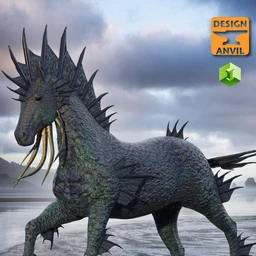 DA Water Horse for Daz Horse 2