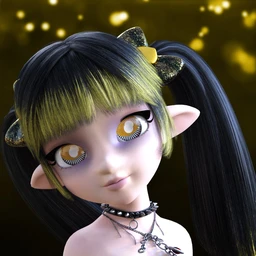 Dark Anime Eyes & Lashes for Genesis 8 Female(s)