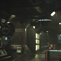 Deteriorated Sci-Fi Corridor