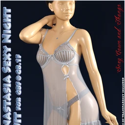 dForce Anastasia Sexy Night Suit for Genesis 8 Female @ Genesis 8.1 Female