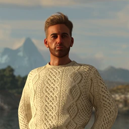 dForce Aran Sweater Outfit for Genesis 8 Males