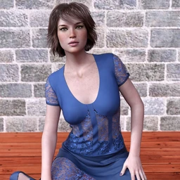 dForce Avant-garde Lace Outfit for Genesis 8 Female(s)